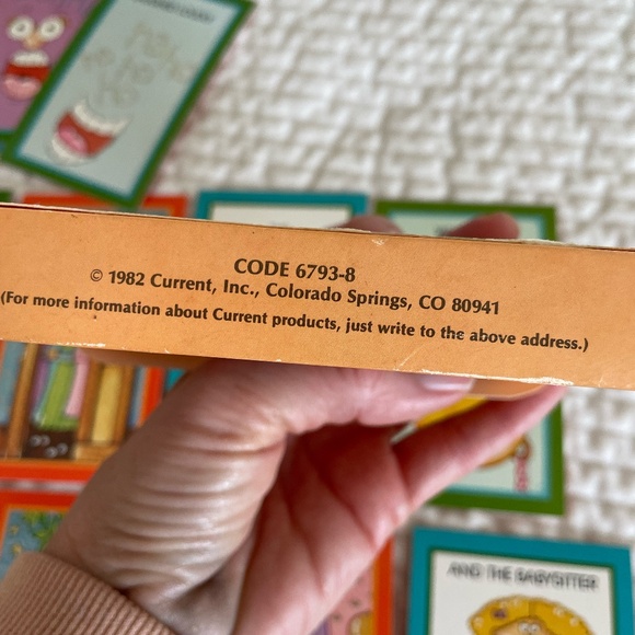 VINTAGE 1982 CURRENT INC SHUFFLERS COLOR CODED EDUCATIONAL CARDS - Picture 5 of 6